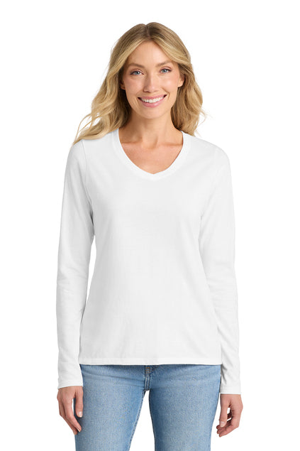 Women's Long Sleeve Fan Favorite™ V-Neck Tee