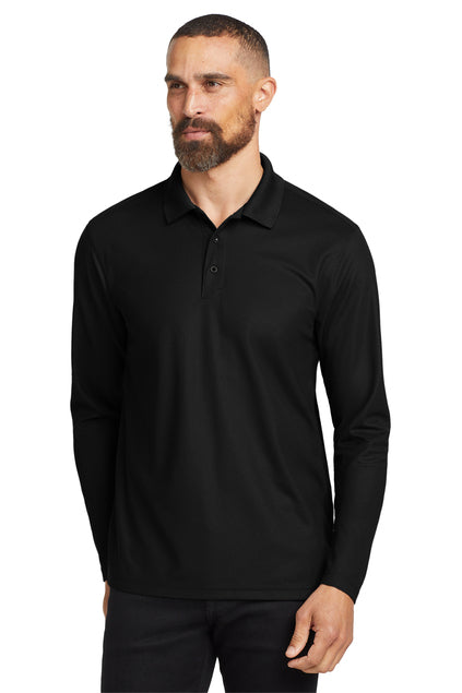 Long Sleeve Moisture Wicking Polo