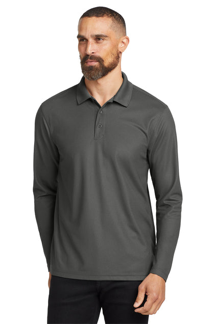 Long Sleeve Moisture Wicking Polo
