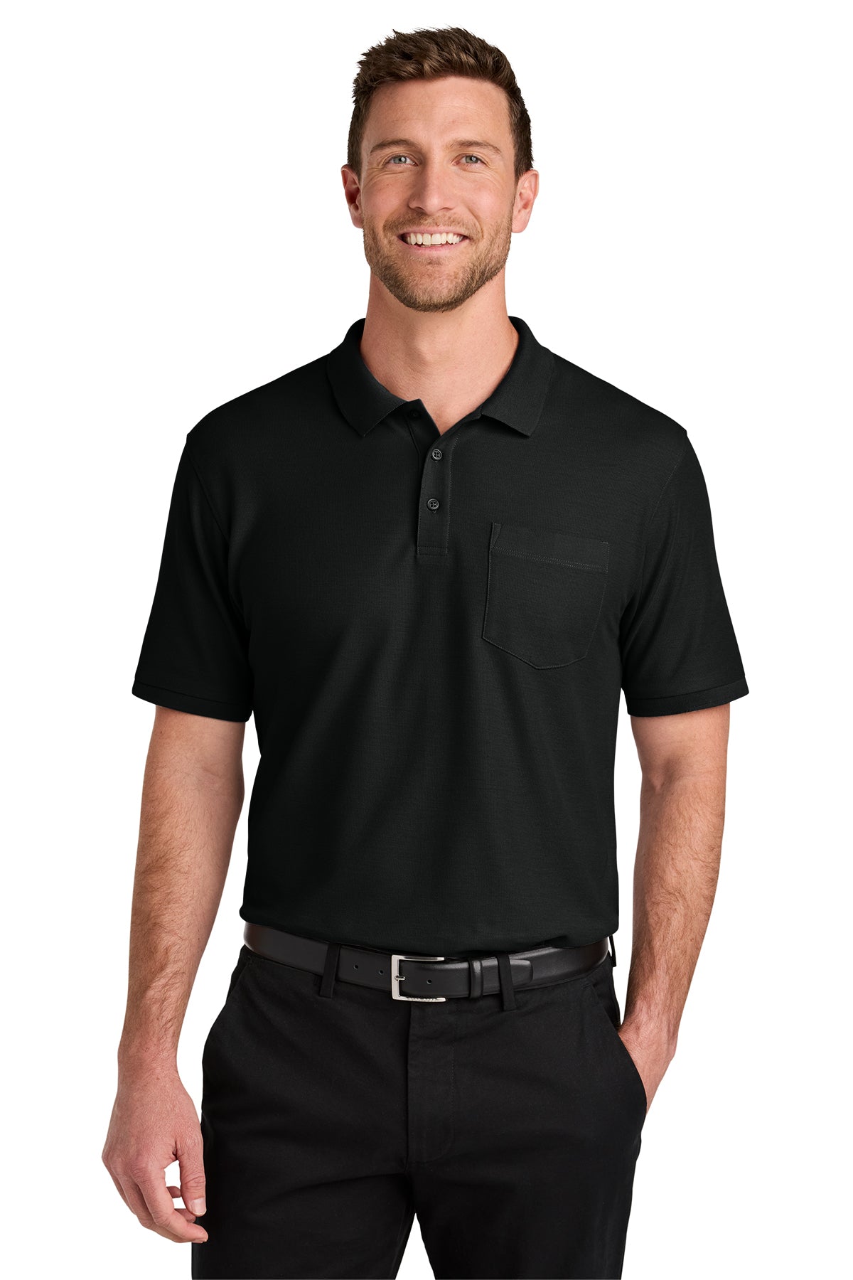 K200P Signature Pique Pocket Polo