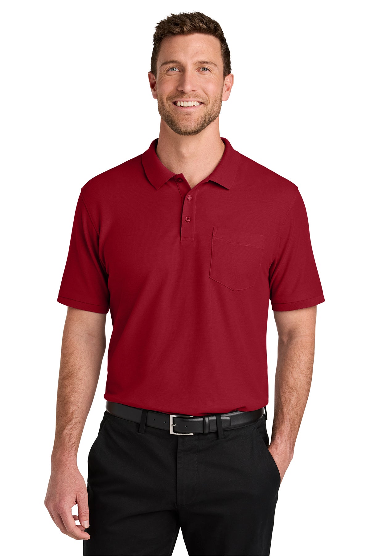 K200P Signature Pique Pocket Polo