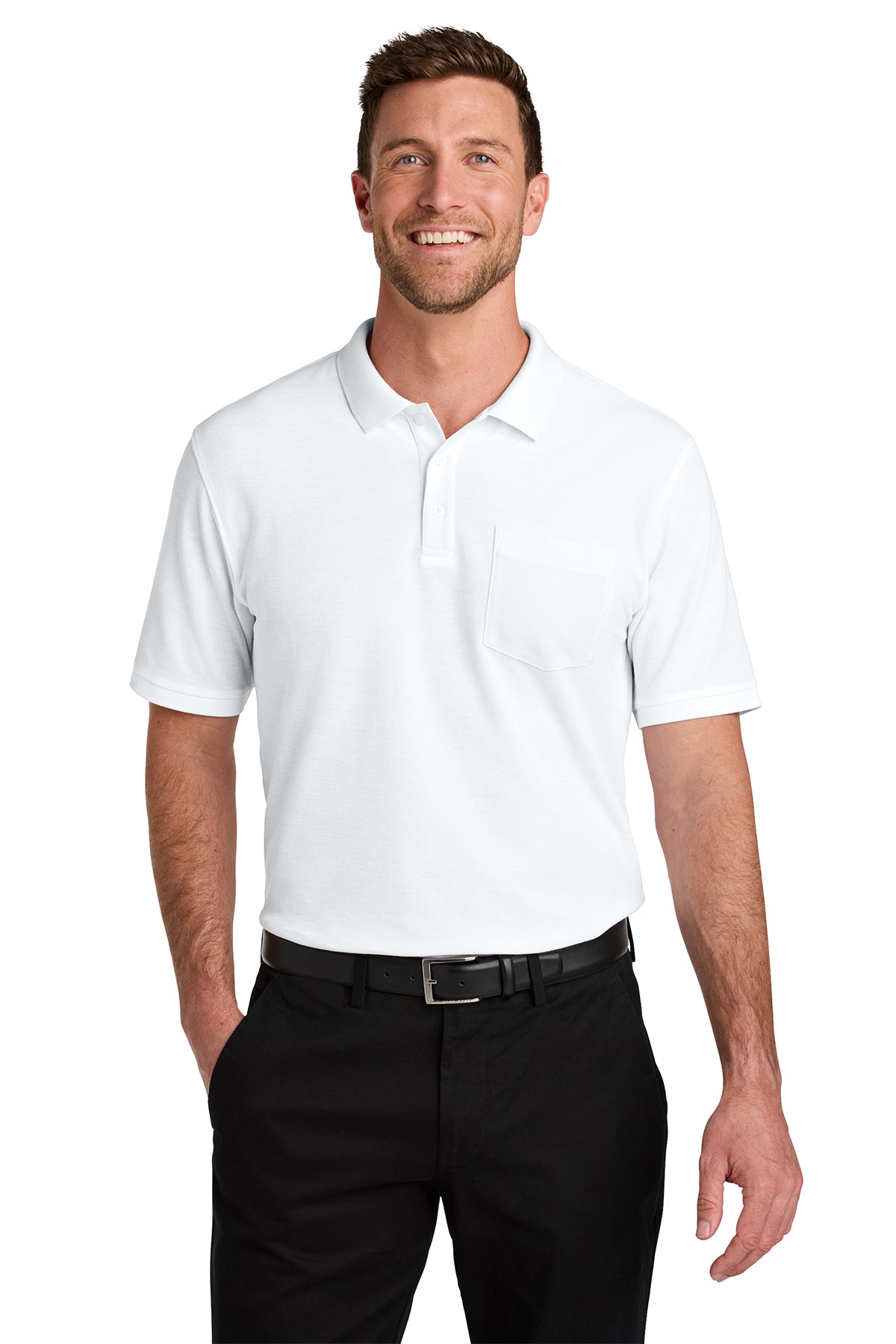 K200P Signature Pique Pocket Polo